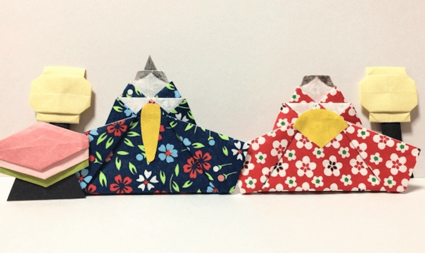 子どもと一緒に折り紙で お雛様 を作る 簡単な作り方4選 Easy